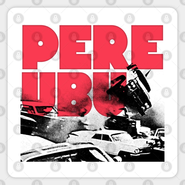 Pere Ubu // Retro Style Fan Art Design Magnet by DankFutura